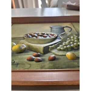 Set of 4 Lithograph Wallart Fruit motiff 1950-1960